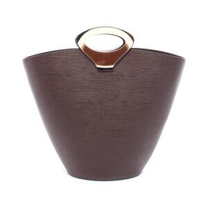 Louis Vuitton Noctambule Handbag Leather Epi Brown